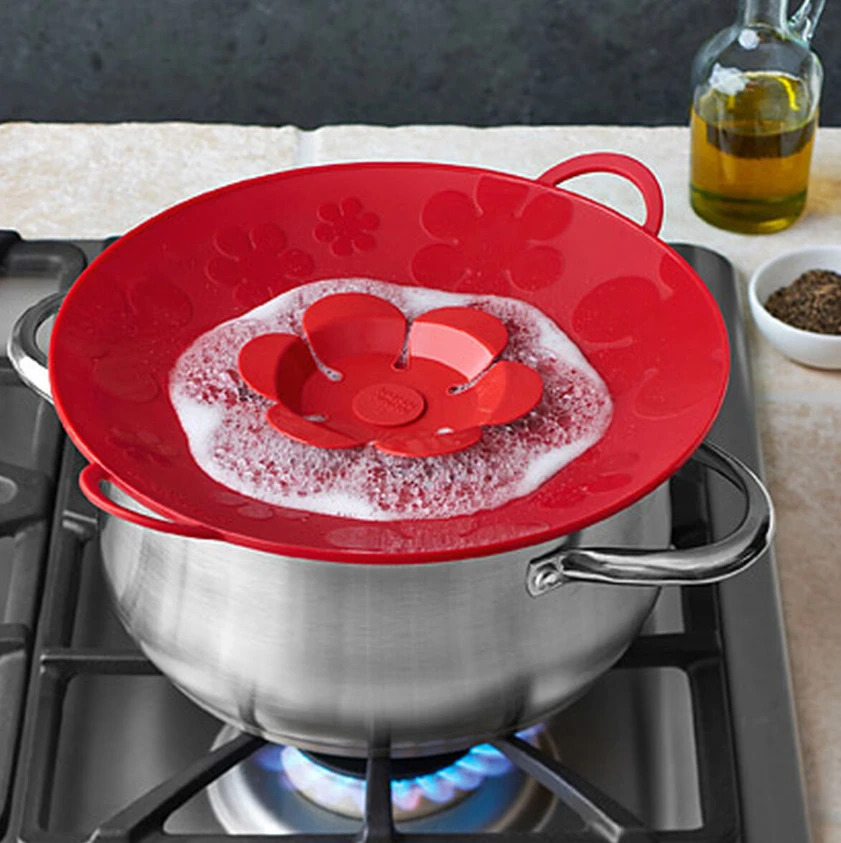 Kuhn Rikon 11" Spill Stopper | Red 1 Kuhn Rikon 11" Spill Stopper | Red