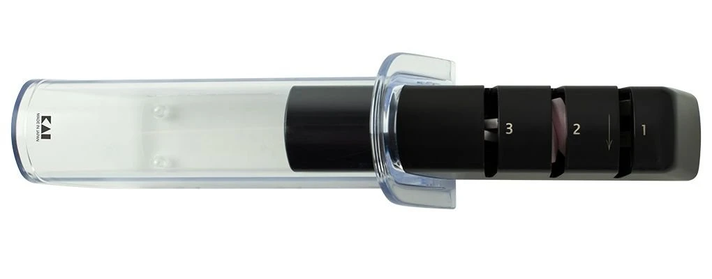Kai PRO By Shun Diamond And Ceramic Retractable Sharpener 1 Kai PRO By Shun Diamond And Ceramic Retractable Sharpener