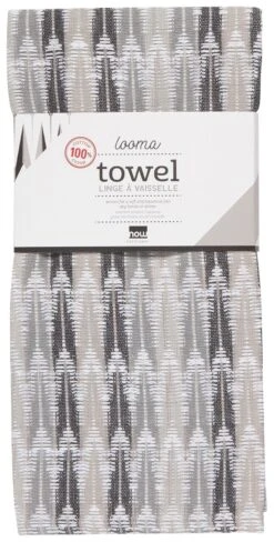 Now Designs By Danica Looma Dishtowel | Black