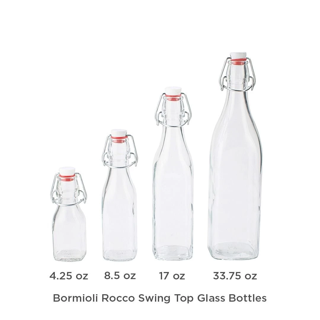 Bormioli Rocco 17oz Swing Top Glass Bottles | 30-pack 4 Bormioli Rocco 17oz Swing Top Glass Bottles | 30-pack - Image 4
