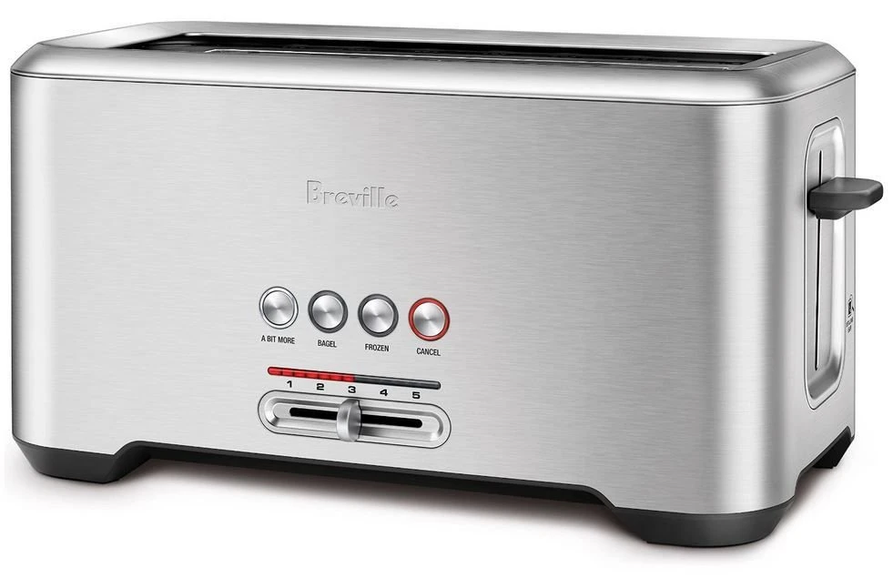 Breville The A Bit More 4-Slice Toaster | Brushed Stainless Steel 2 Breville The A Bit More 4-Slice Toaster | Brushed Stainless Steel - Image 2