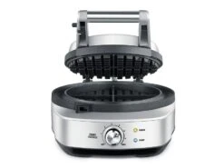 Breville The No Mess Waffle Round Waffle Maker | Brushed Stainless Steel