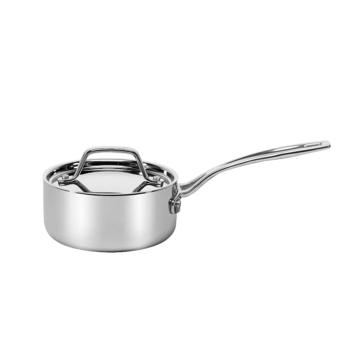Cuisinart Custom-Clad 5-Ply Stainless Steel Saucepan With Lid | 1 Qt. 1 Cuisinart Custom-Clad 5-Ply Stainless Steel Saucepan With Lid | 1 Qt.