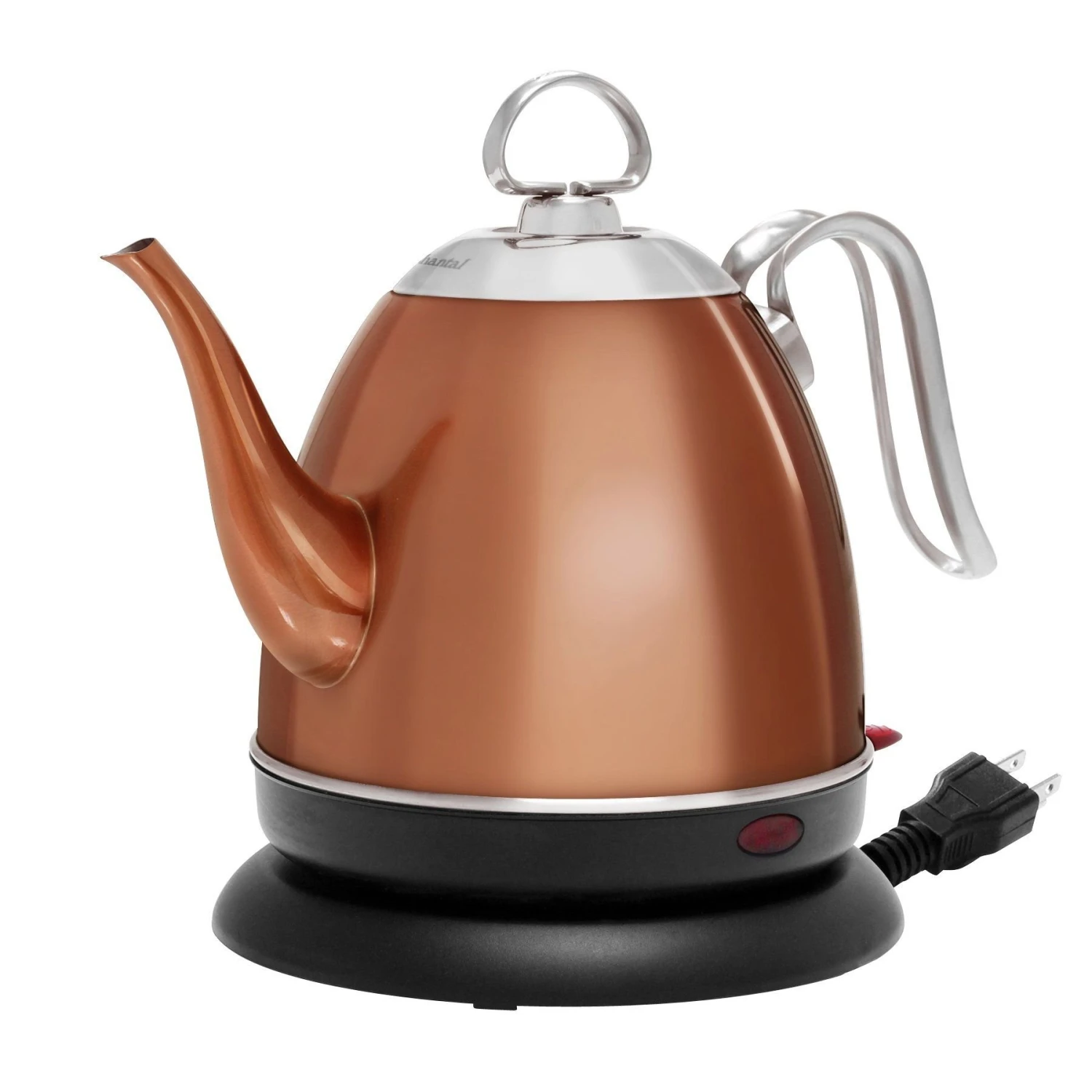 Chantal 32 Ounce Mia Electric Kettle - Copper 1 Chantal 32 Ounce Mia Electric Kettle - Copper