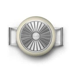 SMEG 5 Qt. Nonstick Casserole Dish With Lid | Cream -Kitchen Tools Shop ckfc2411crm 6