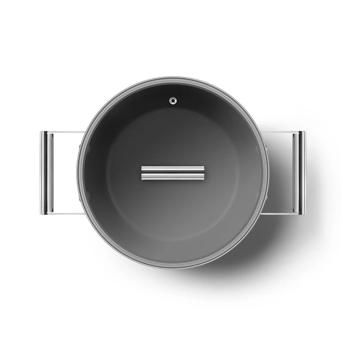 SMEG 5 Qt. Nonstick Casserole Dish With Lid | Red 2 SMEG 5 Qt. Nonstick Casserole Dish With Lid | Red - Image 2