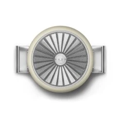 SMEG 8 Qt. Nonstick Casserole Dish With Lid | Cream -Kitchen Tools Shop ckfc2611crm 6