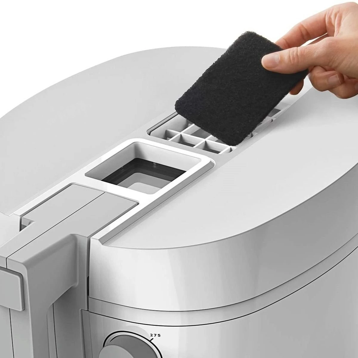 Presto® CoolDaddy® Cool-Touch Deep Fryer With Removable Bucket | 2 Qt. - White 2 Presto® CoolDaddy® Cool-Touch Deep Fryer With Removable Bucket | 2 Qt. - White - Image 2