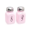 Mosser Glass Monogram Salt & Pepper Set | Crown Tuscan
