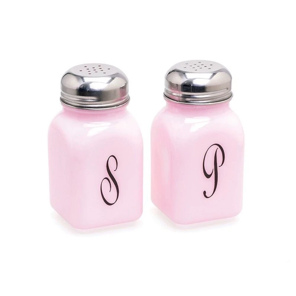 Mosser Glass Monogram Salt & Pepper Set | Crown Tuscan 1 Mosser Glass Monogram Salt & Pepper Set | Crown Tuscan
