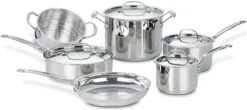 Cuisinart Chef's Classic Stainless Steel Cookware Set | 10-Piece