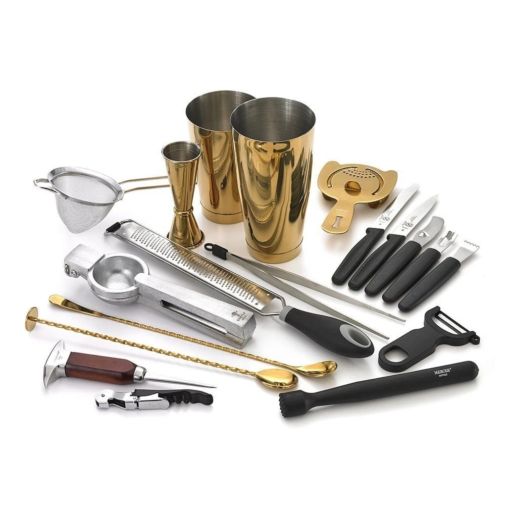 Mercer Barfly Deluxe Set | Gold Plated 1 Mercer Barfly Deluxe Set | Gold Plated