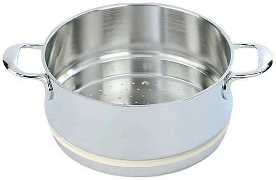 Demeyere Atlantis Steamer Insert W/ Silicone Gasket - 3.2 Qt (Fits: 41320, 41395 & 41420-41520) 1 Demeyere Atlantis Steamer Insert W/ Silicone Gasket - 3.2 Qt (Fits: 41320, 41395 & 41420-41520)