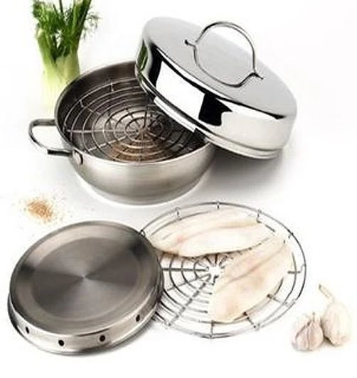 Demeyere RESTO Stovetop Smoker - 4 PC Set 12.5" 2 Demeyere RESTO Stovetop Smoker - 4 PC Set 12.5" - Image 2