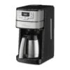 Cuisinart 10-Cup Automatic Grind & Brew Coffeemaker With Thermal Carafe | Black & Stainless Steel