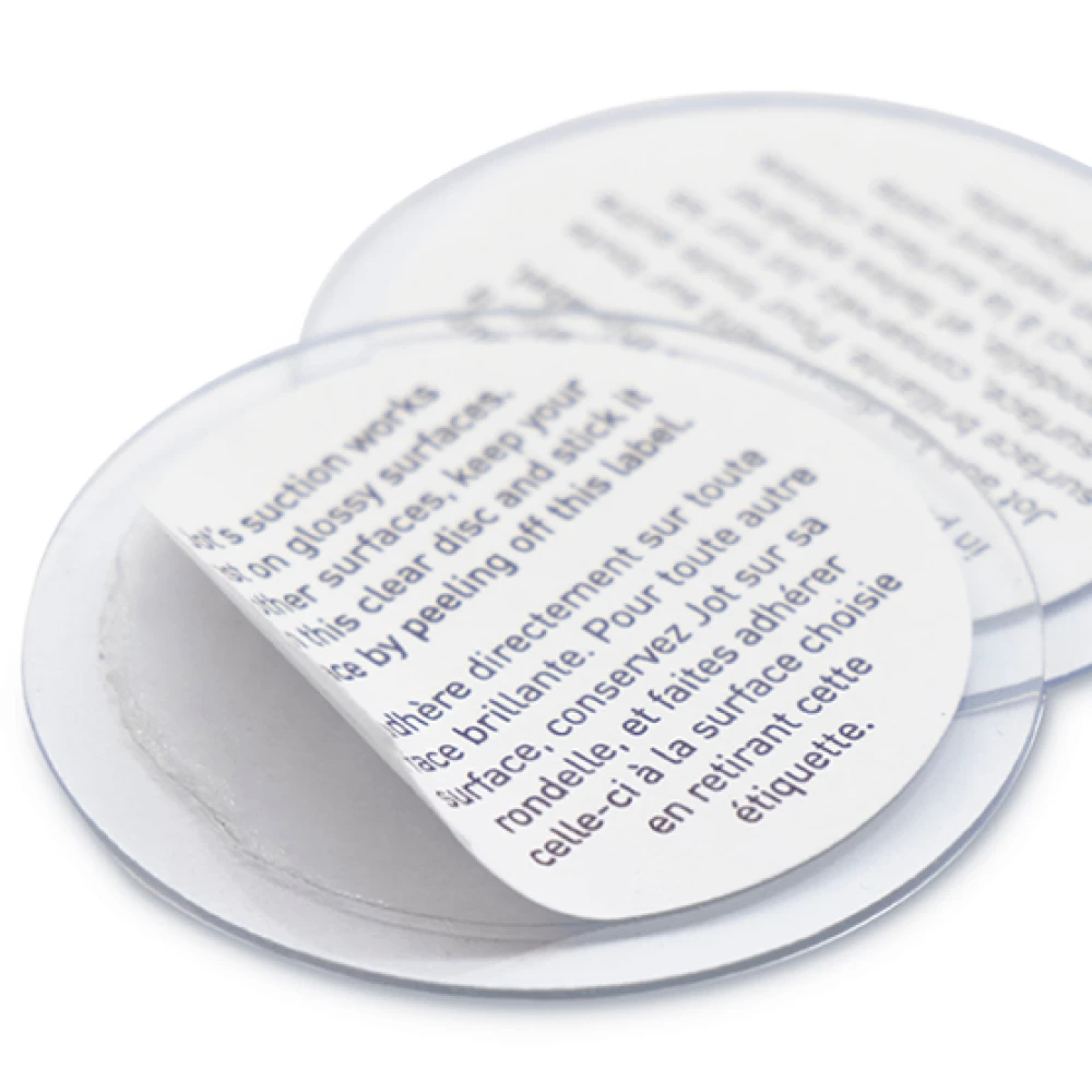 Dreamfarm Jot Suction Holding Hooks 4 Pack| Clear 3 Dreamfarm Jot Suction Holding Hooks 4 Pack| Clear - Image 3