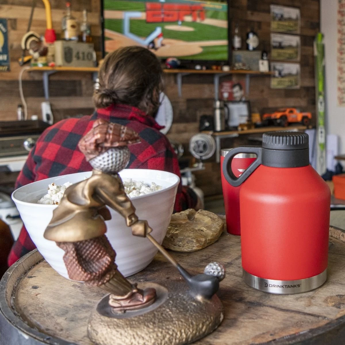 DrinkTanks 32oz Session Growler | Crimson 4 DrinkTanks 32oz Session Growler | Crimson - Image 4