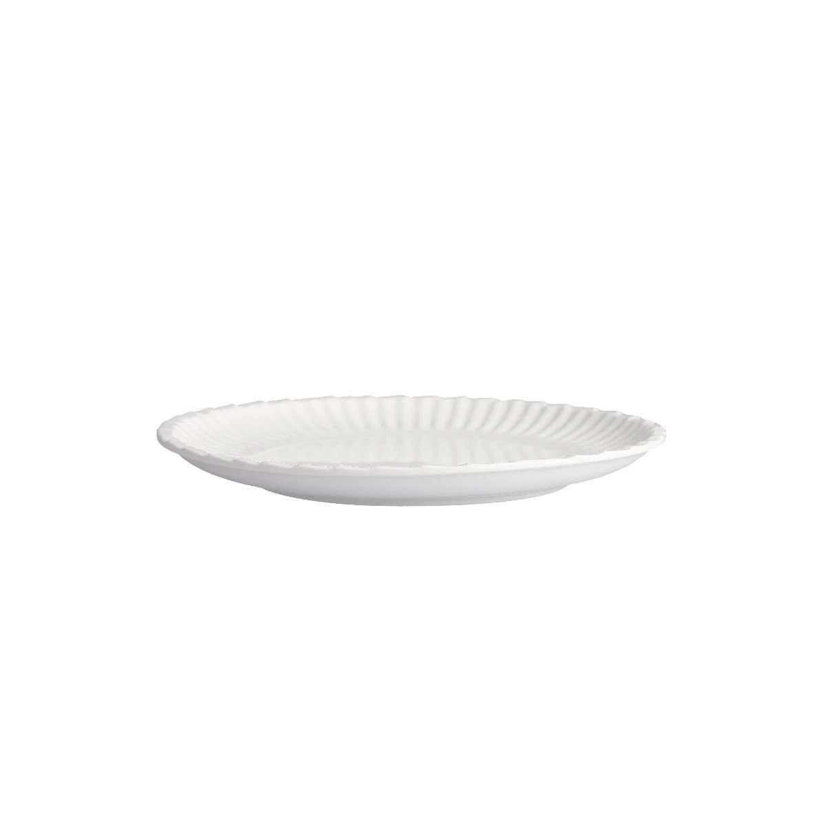 Fortessa Street Eats 10" Melamine Paper Plate | White 2 Fortessa Street Eats 10" Melamine Paper Plate | White - Image 2