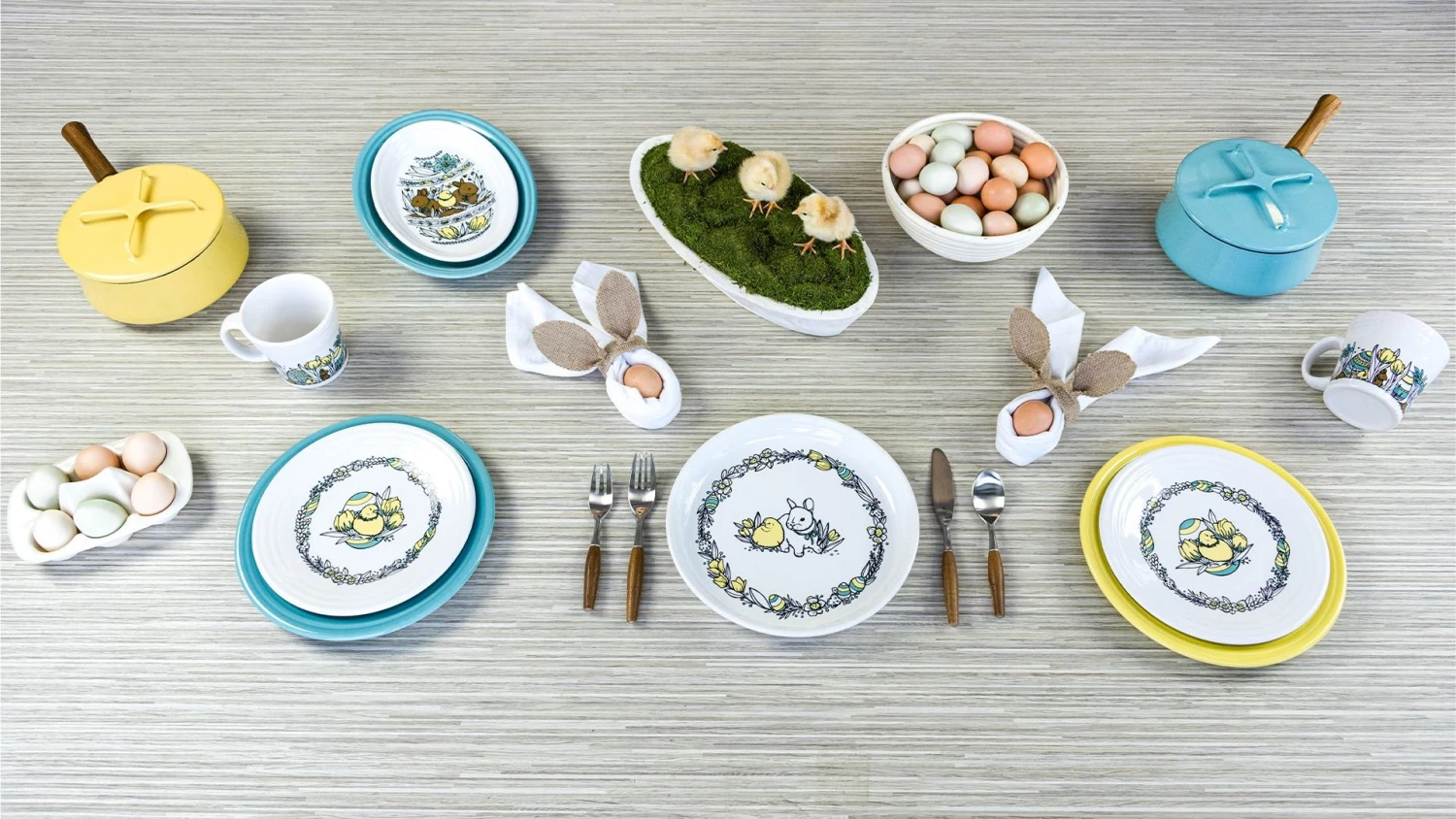 Fiesta® 15oz Tapered Mugs Set | Easter Enchantment 6 Fiesta® 15oz Tapered Mugs Set | Easter Enchantment - Image 6