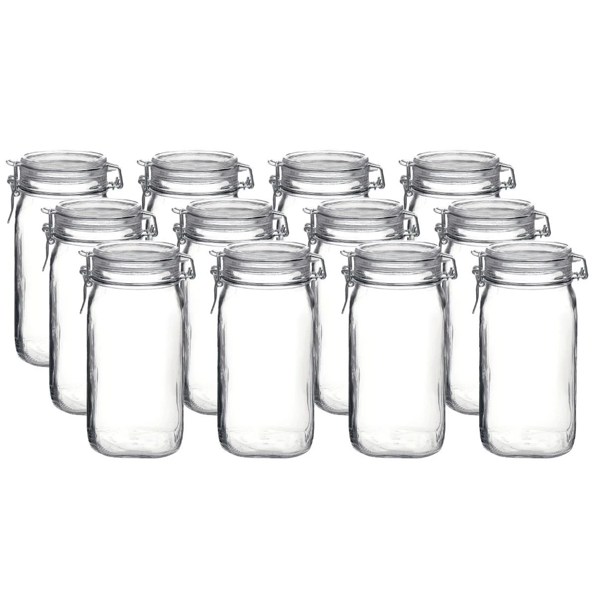 Bormioli Rocco 1.5L Swing Top Fido Canning Jar | Set Of 12 1 Bormioli Rocco 1.5L Swing Top Fido Canning Jar | Set Of 12