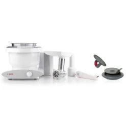 Bosch Universal Plus 6.5 Qt. Mixer + Meat Grinder Attachment + Patty Press & LEM Freezer Sheets