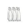 Bormioli Rocco 17oz Swing Top Glass Bottles | 6-pack