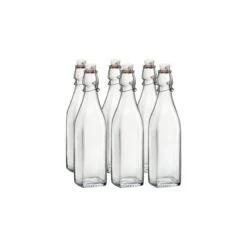 Bormioli Rocco 17oz Swing Top Glass Bottles | 6-pack