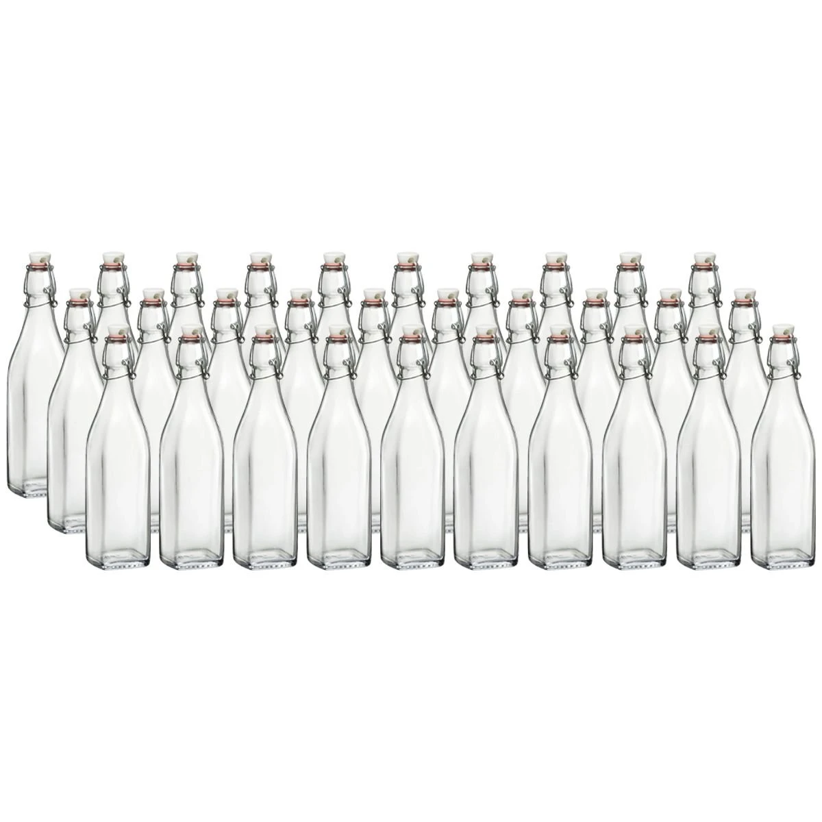Bormioli Rocco 17oz Swing Top Glass Bottles | 30-pack 1 Bormioli Rocco 17oz Swing Top Glass Bottles | 30-pack