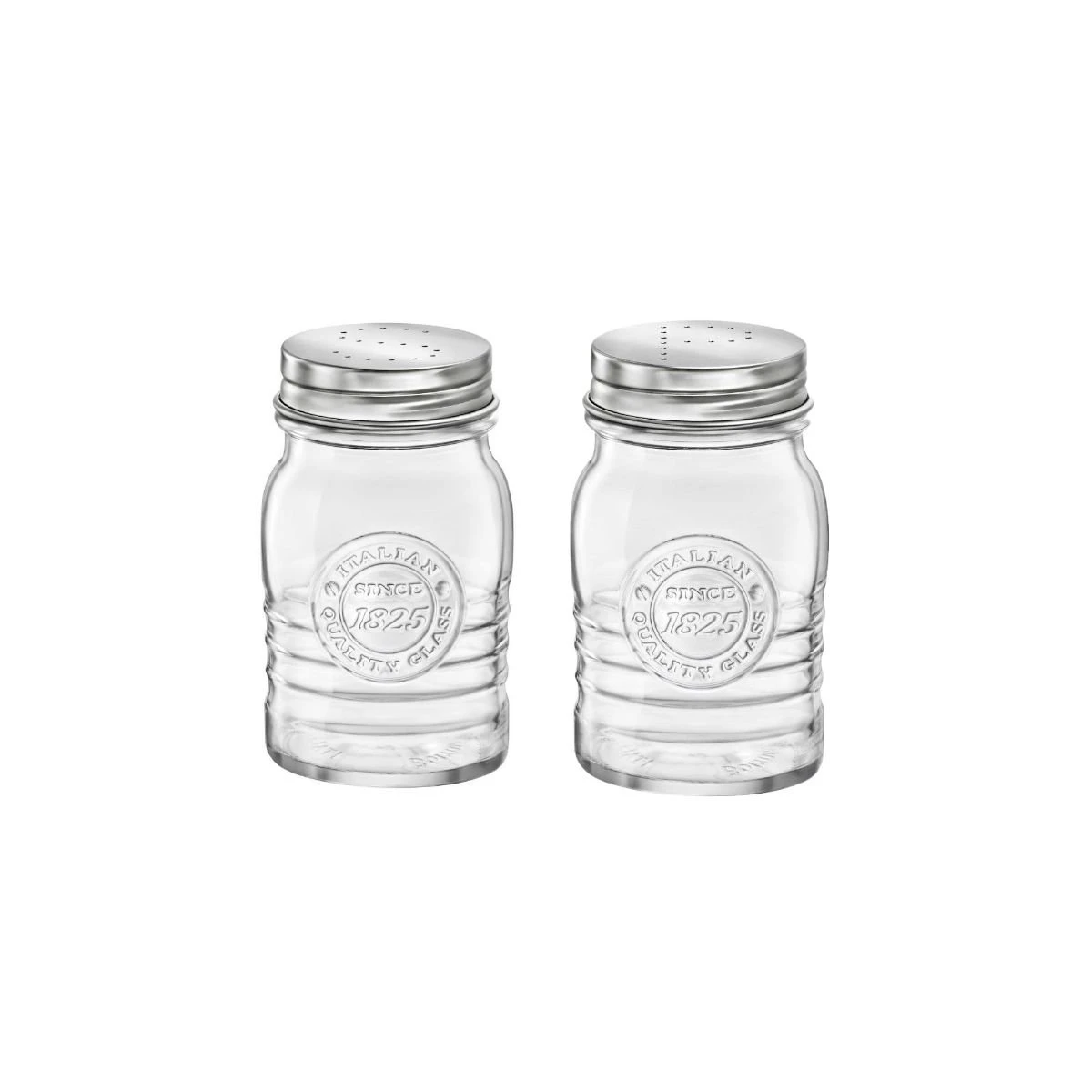 Bormioli Rocco 8oz Officina1825 Salt & Pepper Shaker Set 1 Bormioli Rocco 8oz Officina1825 Salt & Pepper Shaker Set