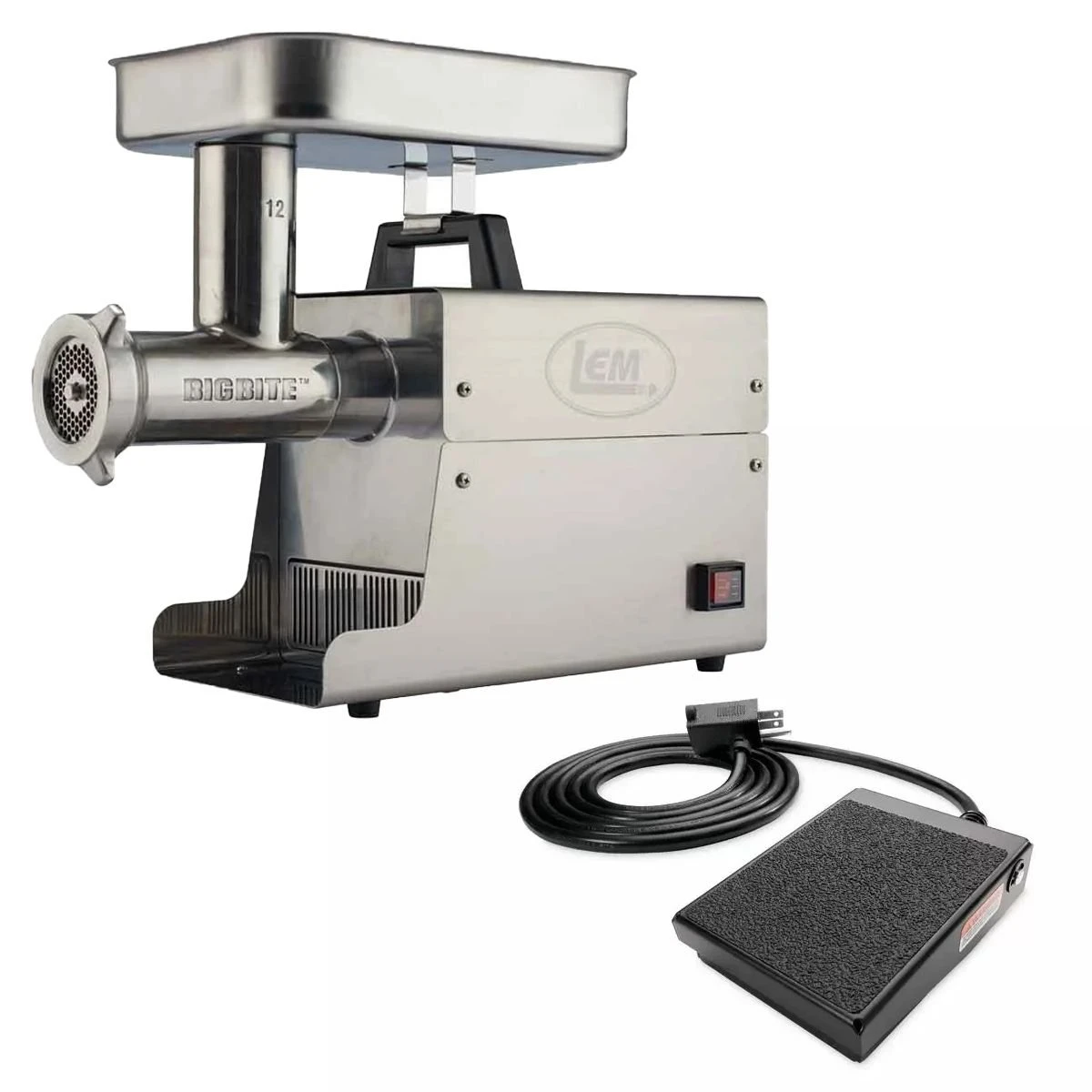 LEM Big Bite Meat Grinder #12 + Foot Switch 1 LEM Big Bite Meat Grinder #12 + Foot Switch