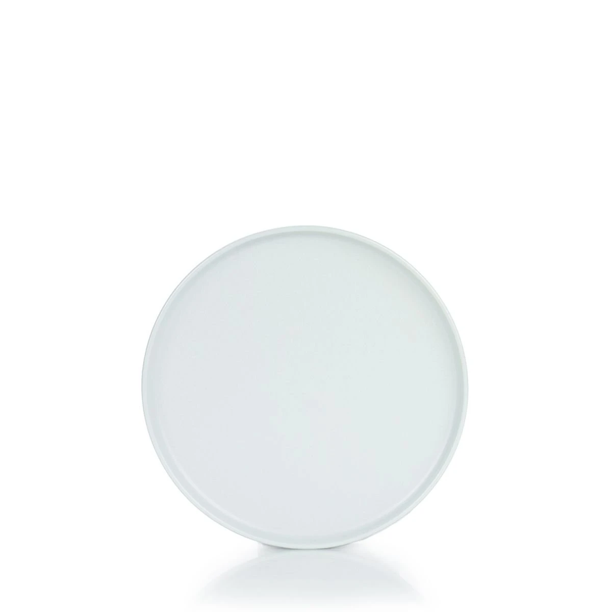 Everything Kitchens Modern Flat 8" Lunch Plates (Set Of 4) | Stone Gray 2 Everything Kitchens Modern Flat 8" Lunch Plates (Set Of 4) | Stone Gray - Image 2