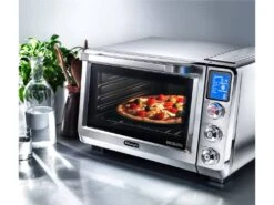 DeLonghi De'Longhi Livenza Digital Stainless Steel Oven W/ Thermoshield Technology 12 DeLonghi De'Longhi Livenza Digital Stainless Steel Oven W/ Thermoshield Technology -Kitchen Tools Shop eo241250m delonghi s livenza stainless steel thermoshield technology digital convection oven