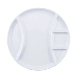 Swissmar Raclette/Fondue Plates (Set Of 4) | White - Round