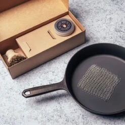 Field Company (Made In USA) Cast Iron Care Kit -Kitchen Tools Shop field care kit chain mail
