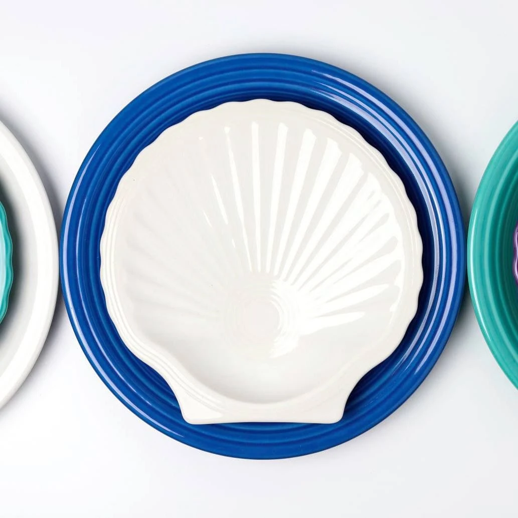 Fiesta® 8.25" Shell Plate | White 2 Fiesta® 8.25" Shell Plate | White - Image 2