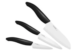 Kyocera Revolution Black & White Ceramic 3-Piece Knife Set