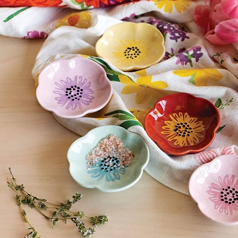 Now Designs By Danica 2oz Pinch Bowls (Set Of 6) | Flower 10 Now Designs By Danica 2oz Pinch Bowls (Set Of 6) | Flower - Image 10