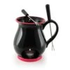 Swissmar Indulge 4-Piece Chocolate Fondue Set | Black