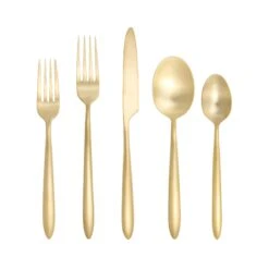 Fortessa Velo Brushed Gold 20 Piece Flatware Set