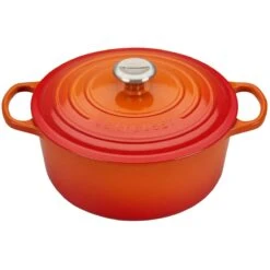 Le Creuset 5-Piece Signature Cookware Set With Stainless Steel Knobs | Flame Orange 11 Le Creuset 5-Piece Signature Cookware Set With Stainless Steel Knobs | Flame Orange -Kitchen Tools Shop frenchoven1