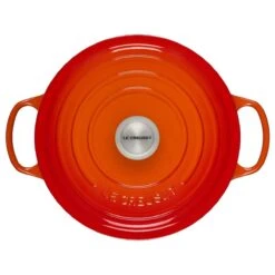 Le Creuset 5-Piece Signature Cookware Set With Stainless Steel Knobs | Flame Orange 12 Le Creuset 5-Piece Signature Cookware Set With Stainless Steel Knobs | Flame Orange -Kitchen Tools Shop frenchoven2