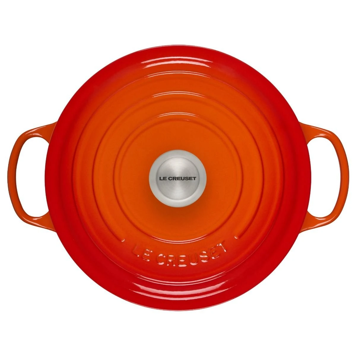 Le Creuset 5-Piece Signature Cookware Set With Stainless Steel Knobs | Flame Orange 5 Le Creuset 5-Piece Signature Cookware Set With Stainless Steel Knobs | Flame Orange - Image 5