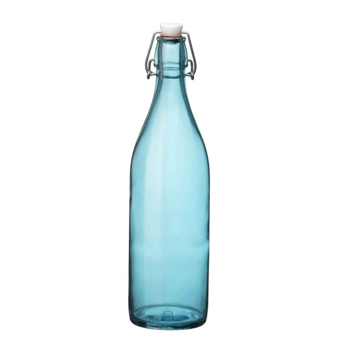 Bormioli Rocco 33.75oz Swing Top Giara Glass Bottles - Sky Blue | 6-pack 2 Bormioli Rocco 33.75oz Swing Top Giara Glass Bottles - Sky Blue | 6-pack - Image 2