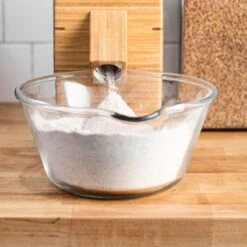 NutriMill Harvest Grain Mill | Cayenne Red Trim 14 NutriMill Harvest Grain Mill | Cayenne Red Trim -Kitchen Tools Shop grainchute