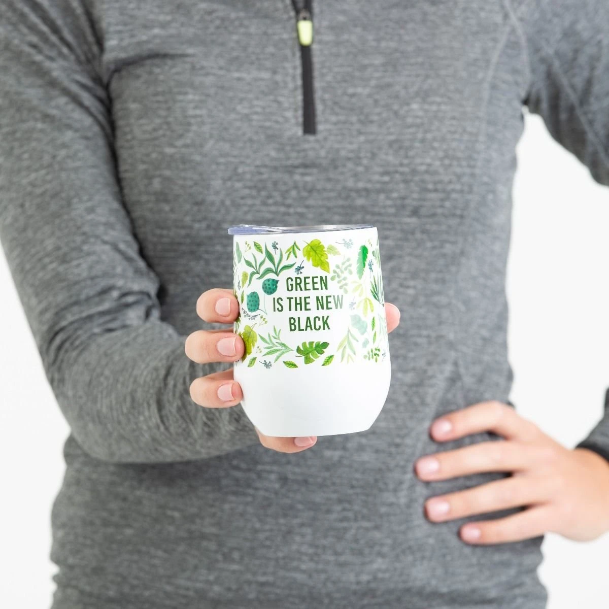 Typhoon PURE 11.8oz Tumbler | Green Is The New Black 3 Typhoon PURE 11.8oz Tumbler | Green Is The New Black - Image 3