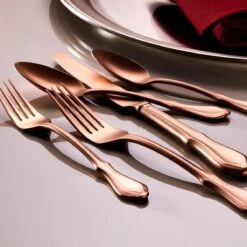 Reed & Barton 20-Piece Flatware Set | Hampden Rose -Kitchen Tools Shop hampden3 1