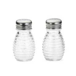 TableCraft 2oz Salt & Pepper Shakers | Beehive Glass