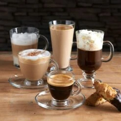 Ravenhead Entertain Collection | 2oz Espresso Cup & Saucer (Set Of 4) -Kitchen Tools Shop hot1 1