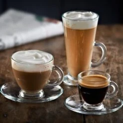 Ravenhead Entertain Collection | 2oz Espresso Cup & Saucer (Set Of 4) -Kitchen Tools Shop hot2 1