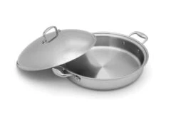 Heritage Steel Cookware Stainless Steel Sauteuse With Lid | 5 Qt. 5 Heritage Steel Cookware Stainless Steel Sauteuse With Lid | 5 Qt. -Kitchen Tools Shop hsc 14340 2
